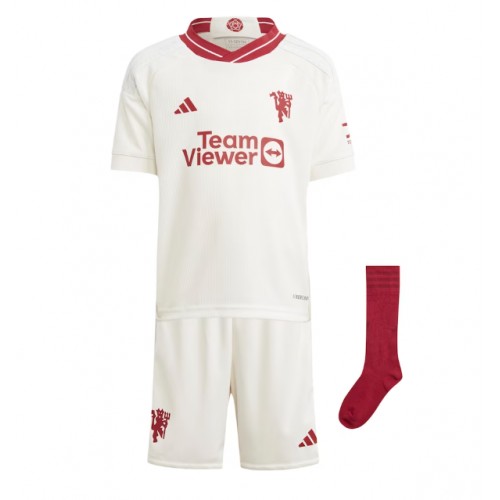 Maillot de foot Manchester United Marcus Rashford #10 Troisième enfant 2023-24 Manches Courte (+ pantalon court)